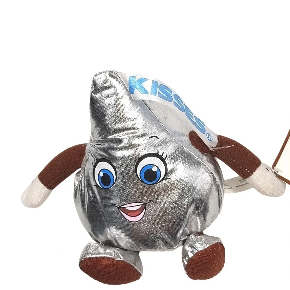 2014 Hershey's Kisses Plush Hersheypark The Petting Zoo Silver Stuffed Toy NWT
